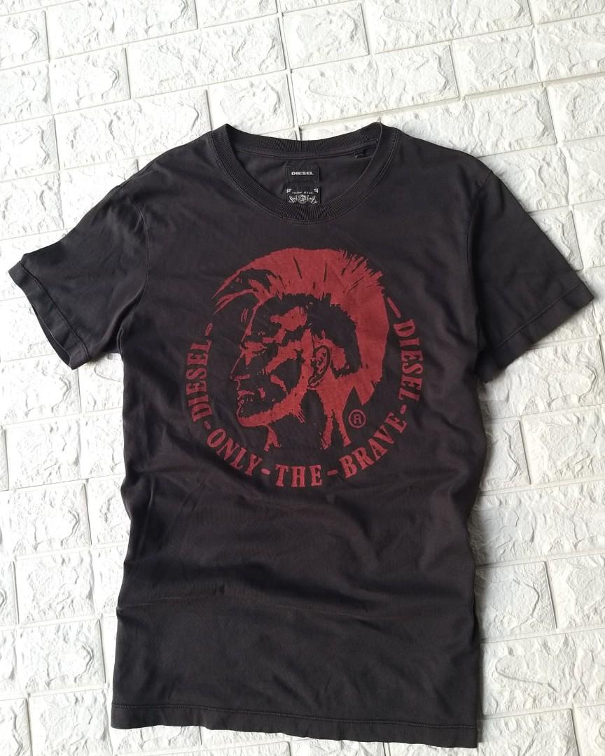 Kaos Diesel Original, Fesyen Pria, Pakaian , Atasan di Carousell