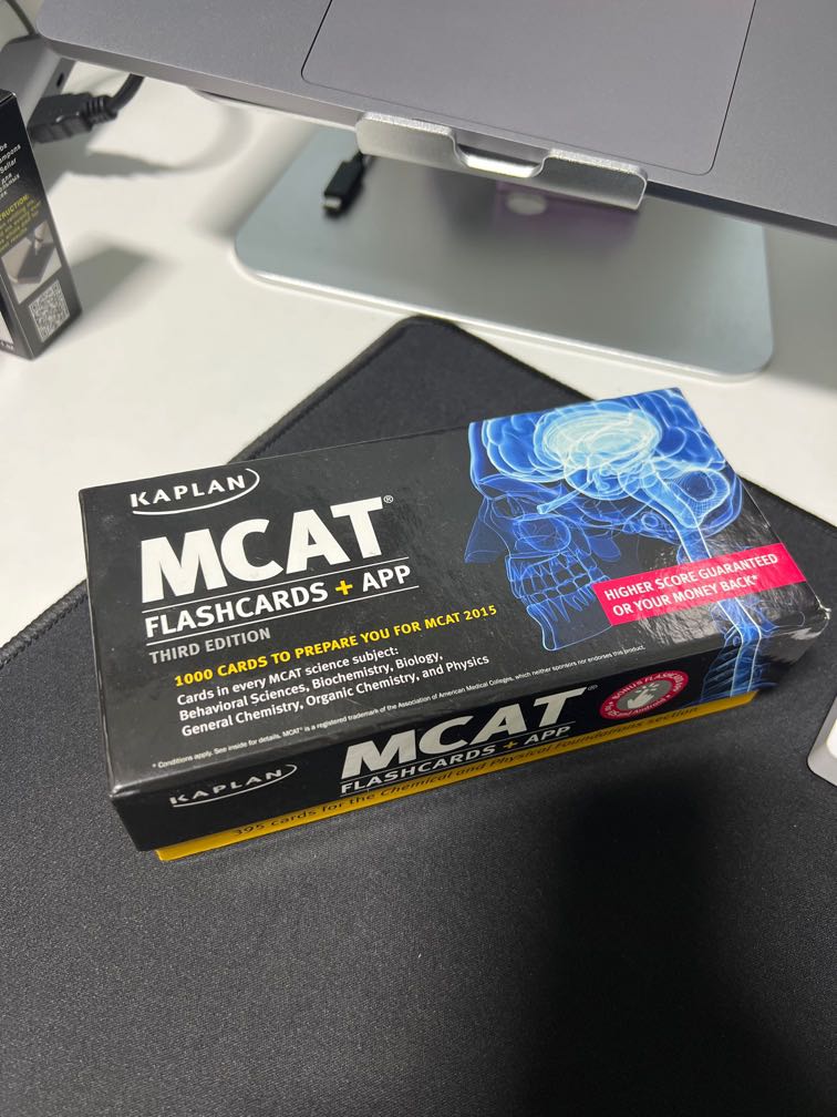 Kaplan MCAT Flashcards & App, Hobbies & Toys, Books & Magazines