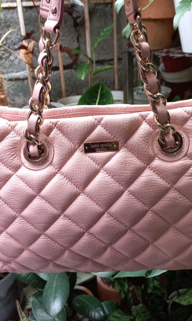 Kate Spade Quilted Pebble Leather Chain Bag