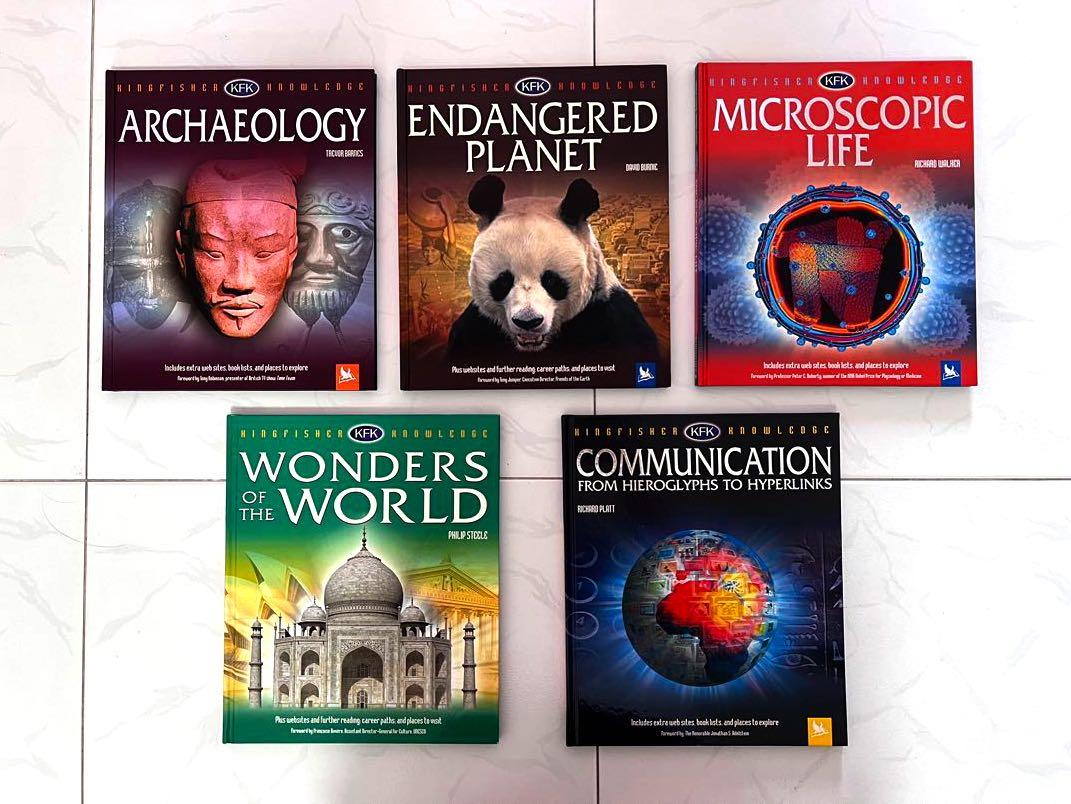 63　for　Life,　Reference),　Publishing,　...　Archaeology,　Kingfisher　Archaeology　Toys　sale　Kingfisher　(Non-Fiction　Wonders　Planet,　Hobbies　Communication,　Nature　Microscopic　*5　World,　Hardcover　of　Biology　the　together*　pages/book,　books　Knowledge:　Endangered