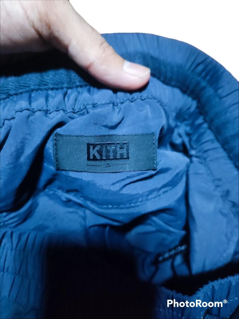Kith Mercer 3 nylon blend pants navy Men s Fashion Bottoms Joggers on Carousell