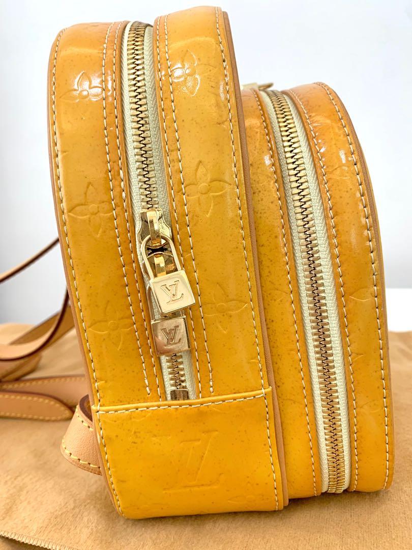 Louis Vuitton Vernis Murray Backpack Yellow, Luxury, Bags & Wallets on  Carousell