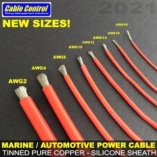 Marine/ Auto m o t i v e Power Cable Tinned OFC