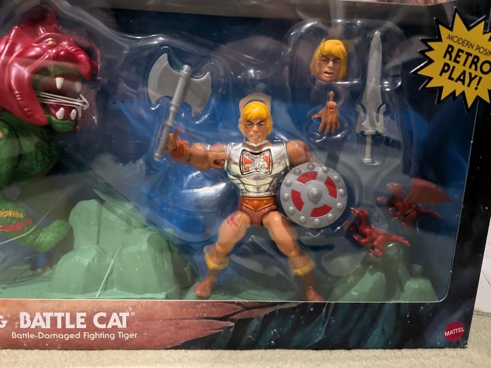 Masters Of The Universe – Battle Armor He-Man & Battle Cat – Mattel – Neuf