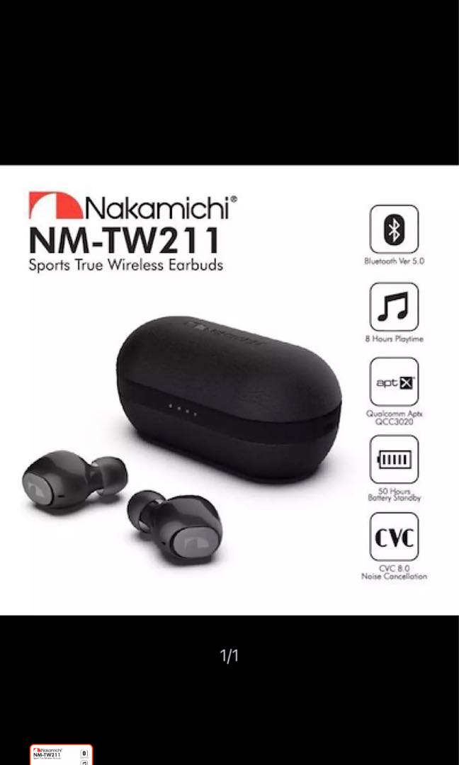 Nakamichi TW211 Audio Earphones on Carousell