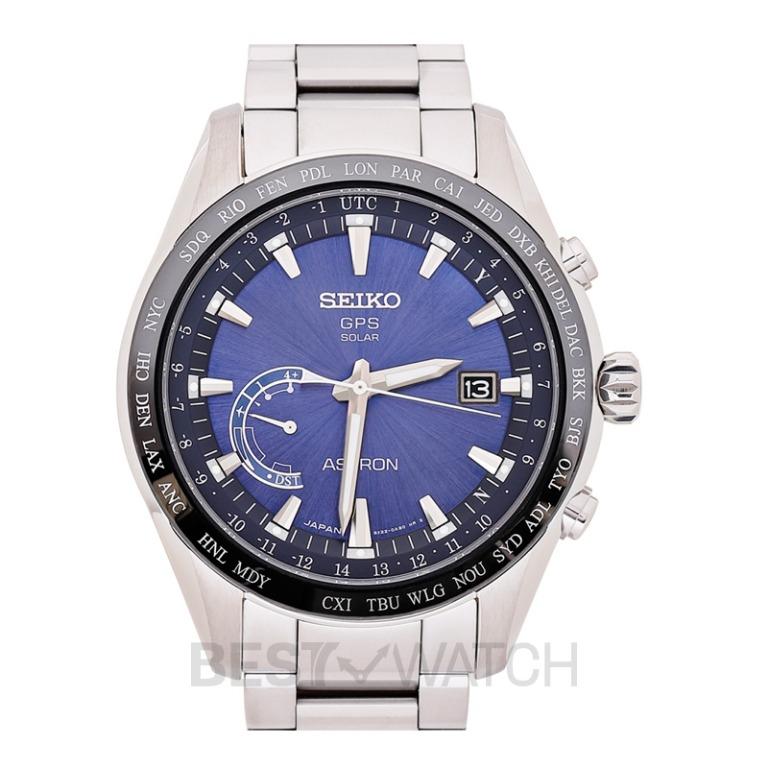 NEW Seiko Astron GPS Solar Radio Time Signal SBXB109 SBXB109