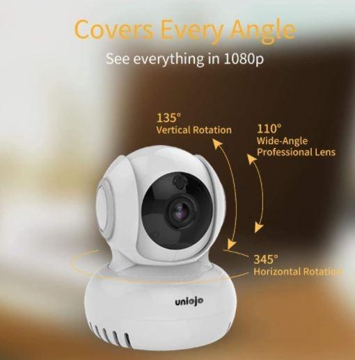 Uniojo 1080p sales wifi camera