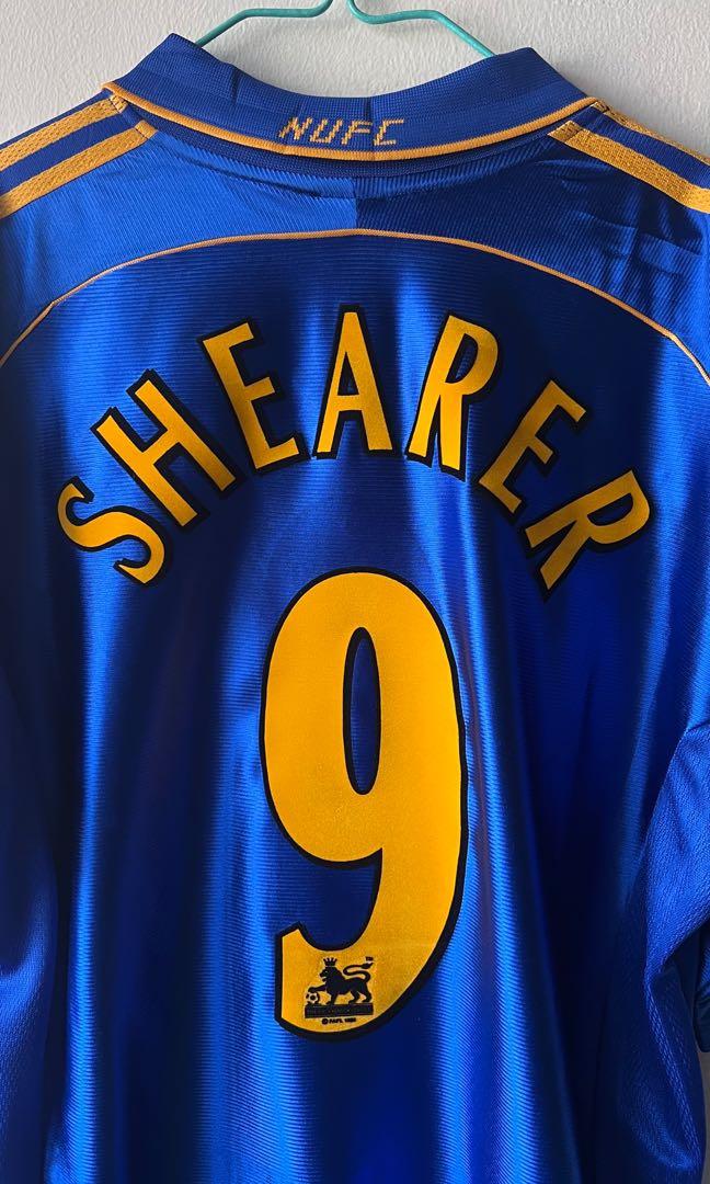 SOLD! 1996-97 Newcastle Away Shirt Shearer #9 Made by: Adidas Size: S  Measurement: 70x48cm (Length x Width) Condition: Mint Price:…