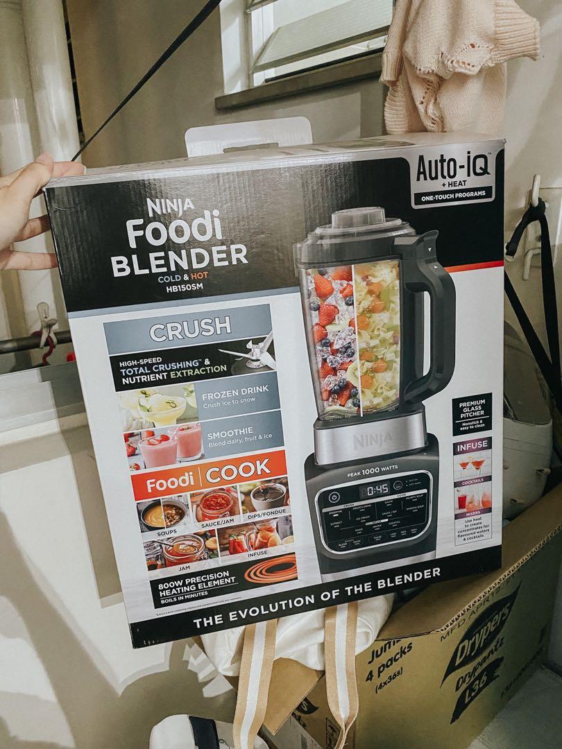 Ninja Foodi Blender Cold \u0026 Hot - HB150, TV \u0026 Home Appliances, Kitchen  Appliances, Juicers, Blenders \u0026 Grinders on Carousell
