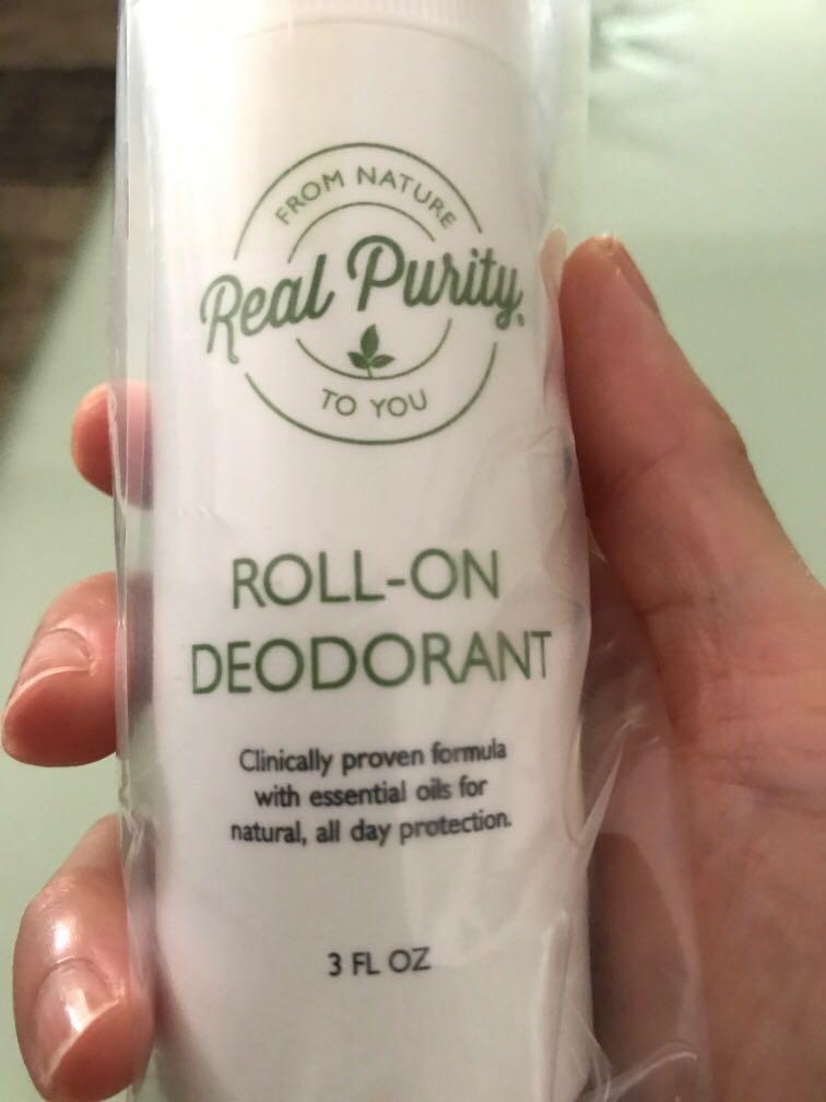 Real Purity, (2 Pack) Roll-On Deodorant