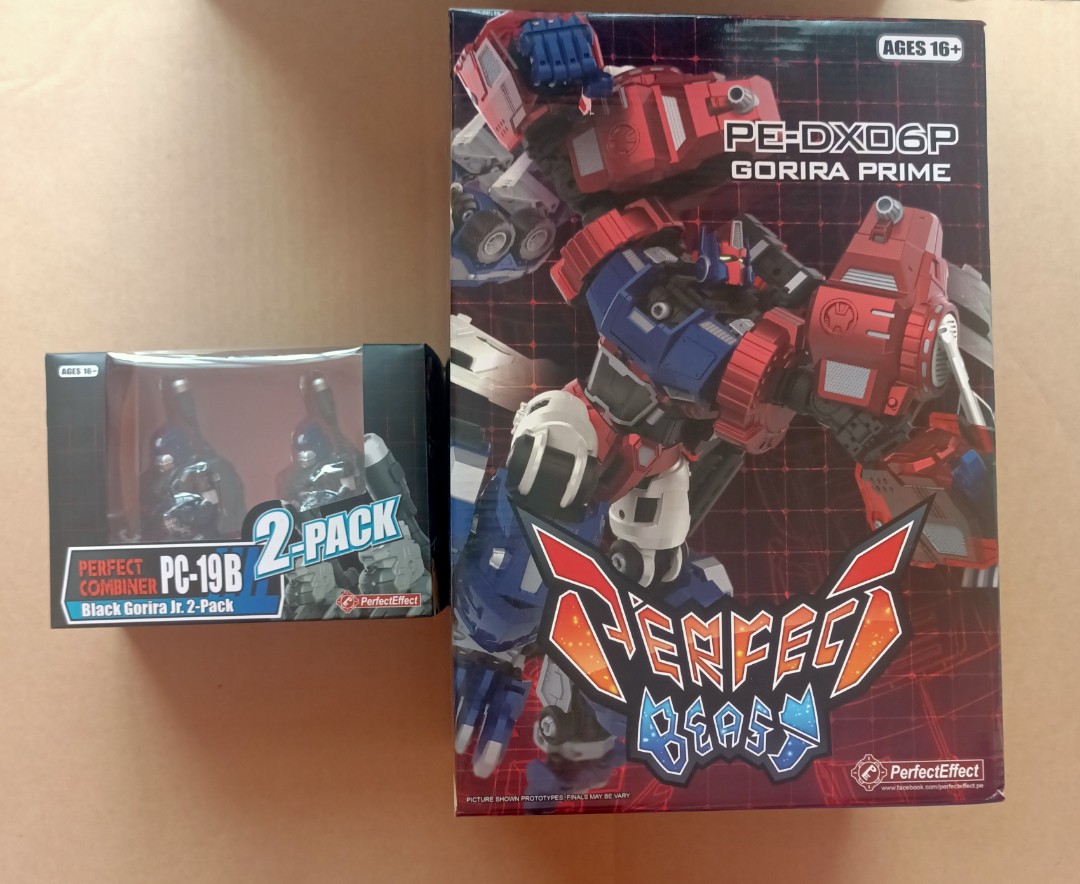 Transformers Perfect Effect Gorira Prime and black Gorira Jr. 2 pack