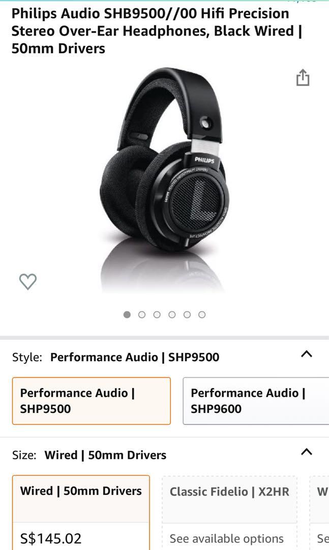 Philips shp9500 Audio Headphones Headsets on Carousell