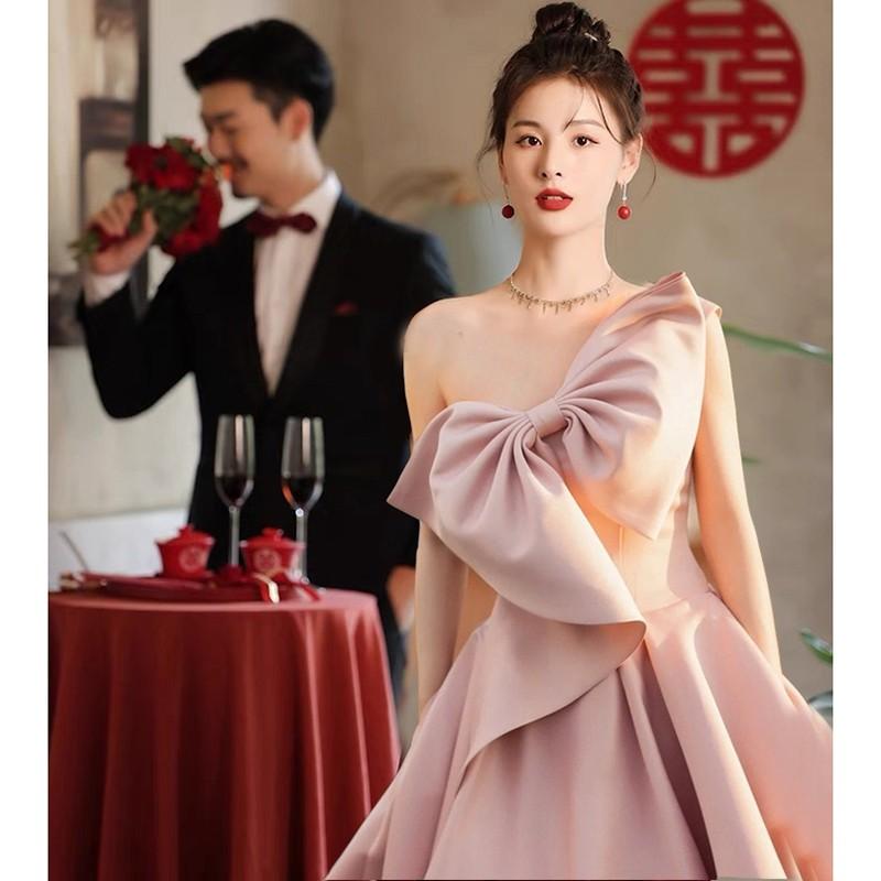 PO FREEPOS PREMIUM QUALITY Wedding Dinner Gown Dress