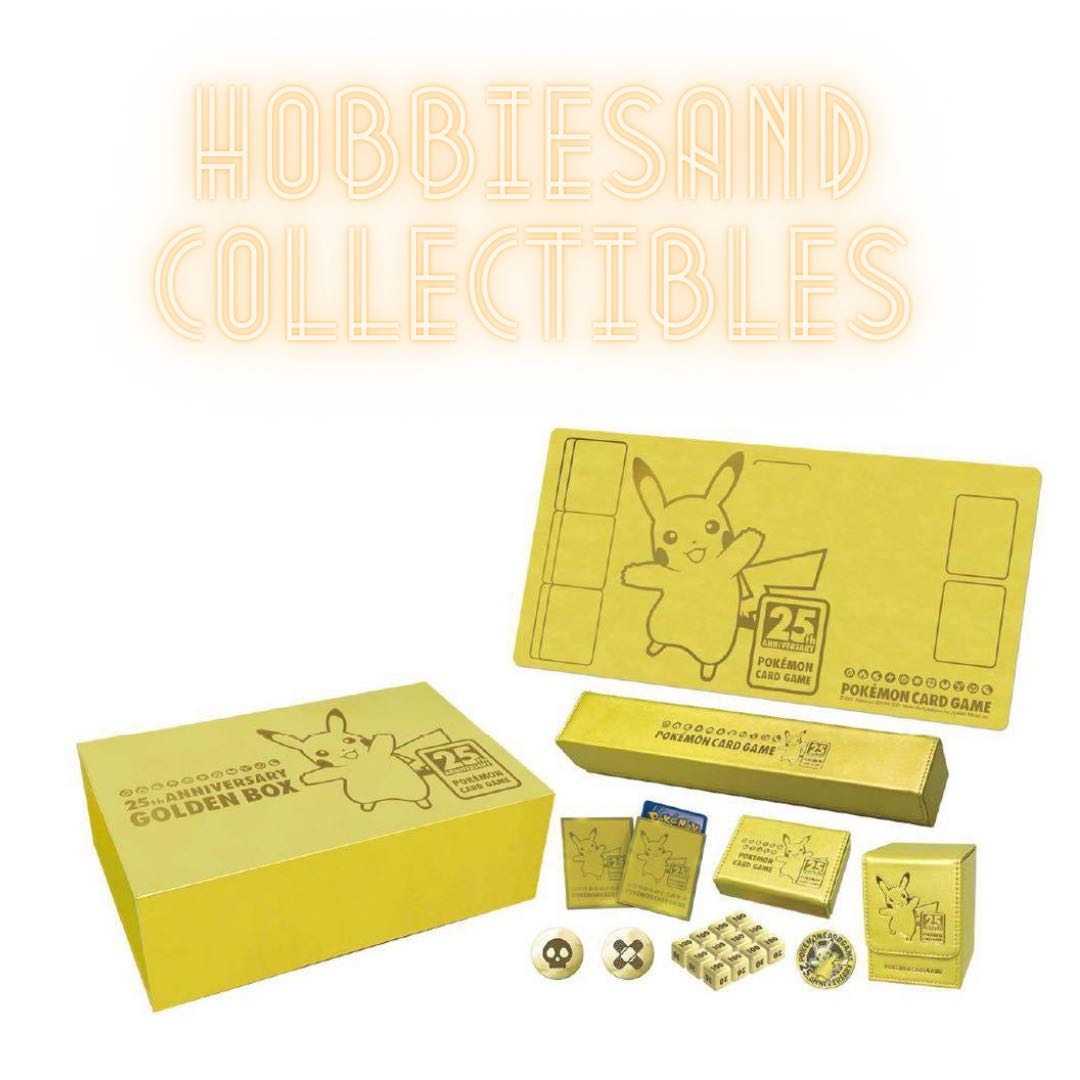 Pokémon 25th Anniversary English Gold Box, Hobbies & Toys, Toys