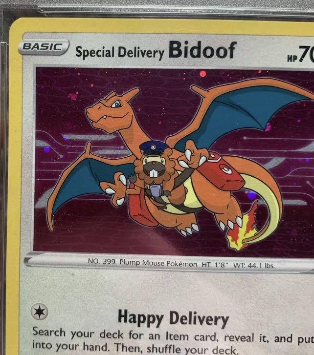 PSA 10 Special Delivery Bidoof, Bidoof Day - Holo SWSH #177 GEM MINT  Pokémon TCG