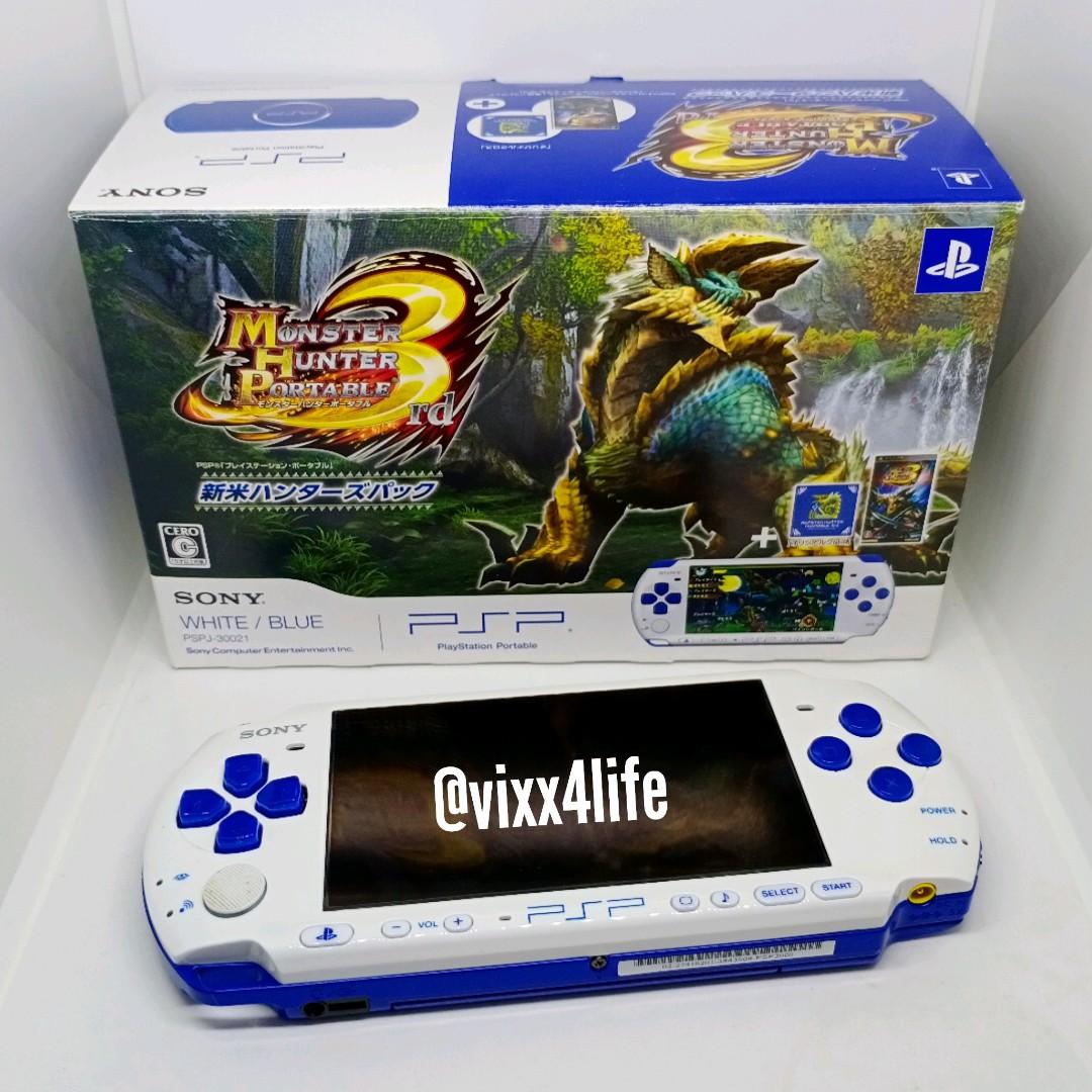 PSP 3000 Monster Hunter Portable 3rd Special Model (White/Blue), Video