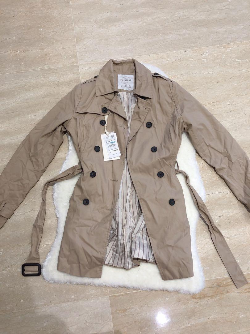 Pull Bear Trench Coat Women s Fashion Coats Jackets and