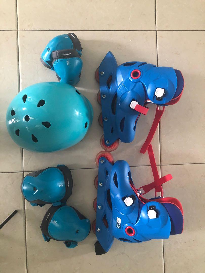 Rarely used Decathlon skate shoes, Sports Equipment, Sports & Games