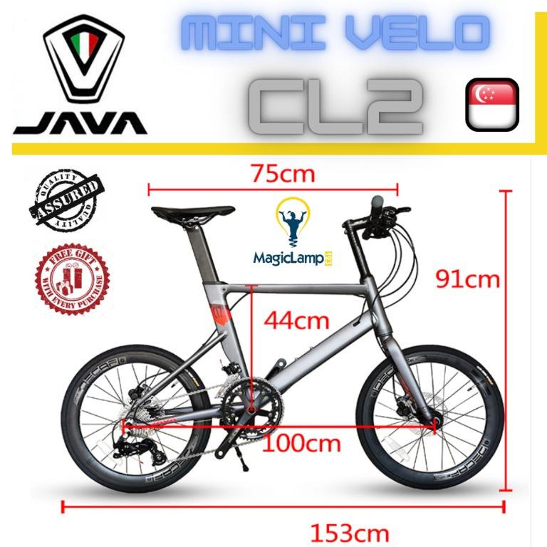 Ready Stock - 2021 Java CL2 Mini Velo 18 speed Tektro hydraulic brake ...