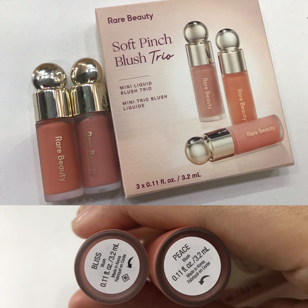 Review: Rare Beauty Soft Pinch Blush Trio - Bliss, Hope, Peace