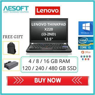 Refurbished Laptop Lenovo Thinkpad X220 / 12.5" / Core i5-2ND  Second Hand Laptop