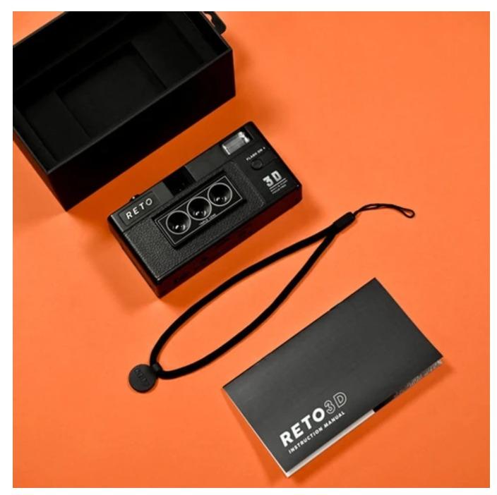 RETO 3D Classic 35mm Film Camera Classic Edition Built-In Flash Film ...