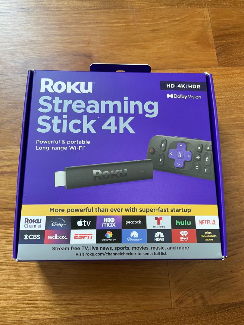 Roku Stick 4k (2021), TV & Home Appliances, TV & Entertainment, Media Streamers & Hubs on Carousell