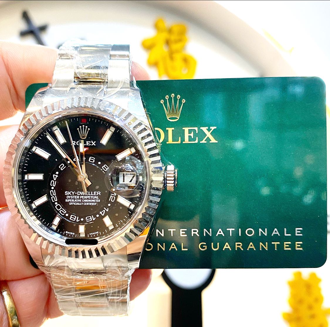 Rolex 326934 skydweller black, Luxury 