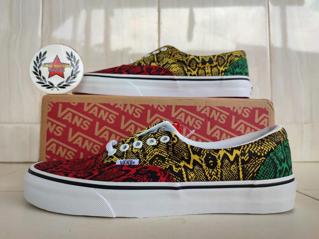 SALE Sepatu Vans Era Rasta Original Fesyen Pria Sepatu