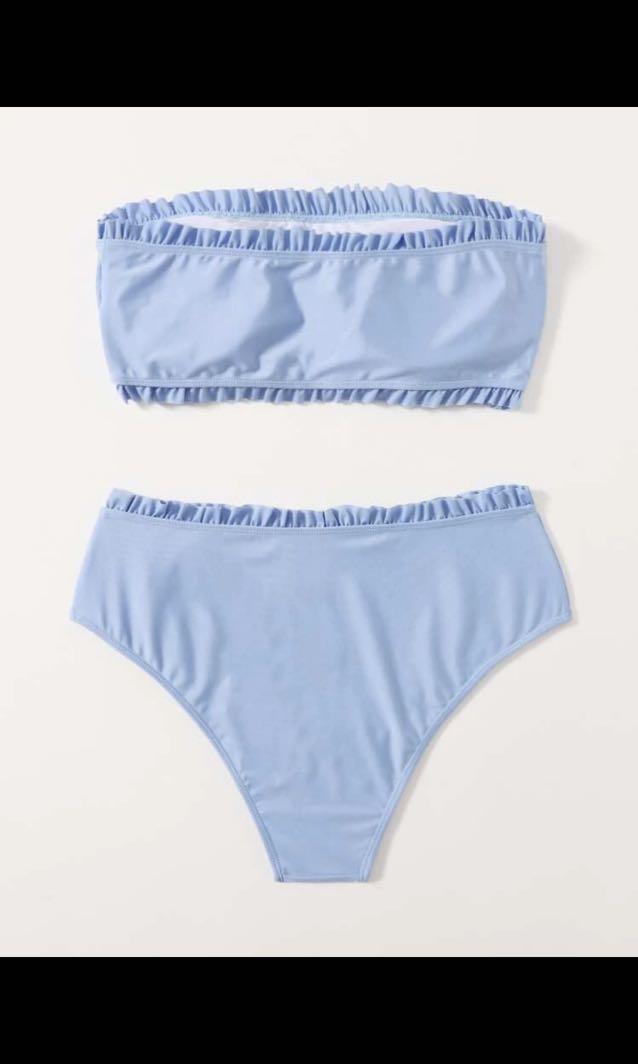 Frill high waisted bikini discount