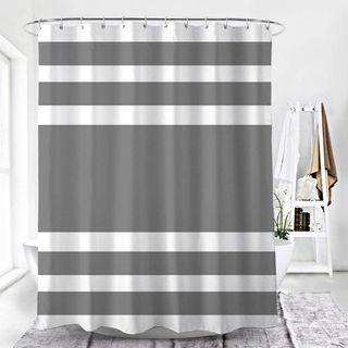 16 Patterns Anti-mildew Shower Curtain Water Resistant 1.8m × 1.8m 1.8m × 2m 