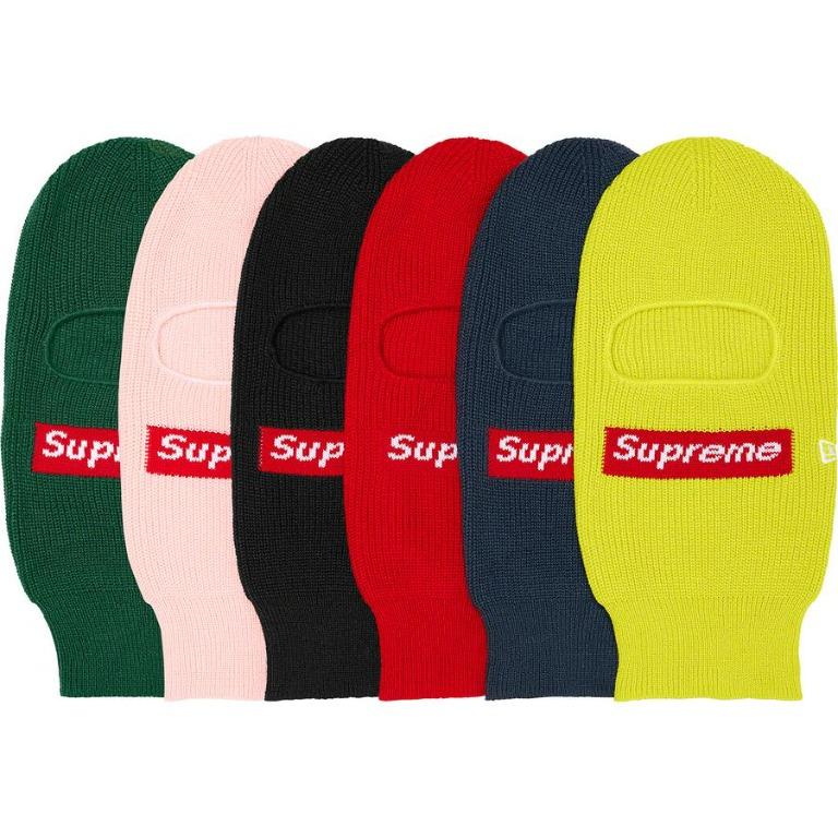 Supreme® New Era® Box Logo Balaclava, 男裝, 手錶及配件, 冷帽