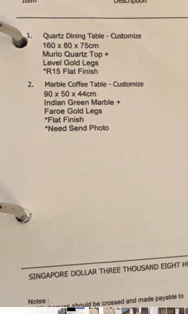 Dining Table from grey hammer, Furniture & Home Living, Furniture