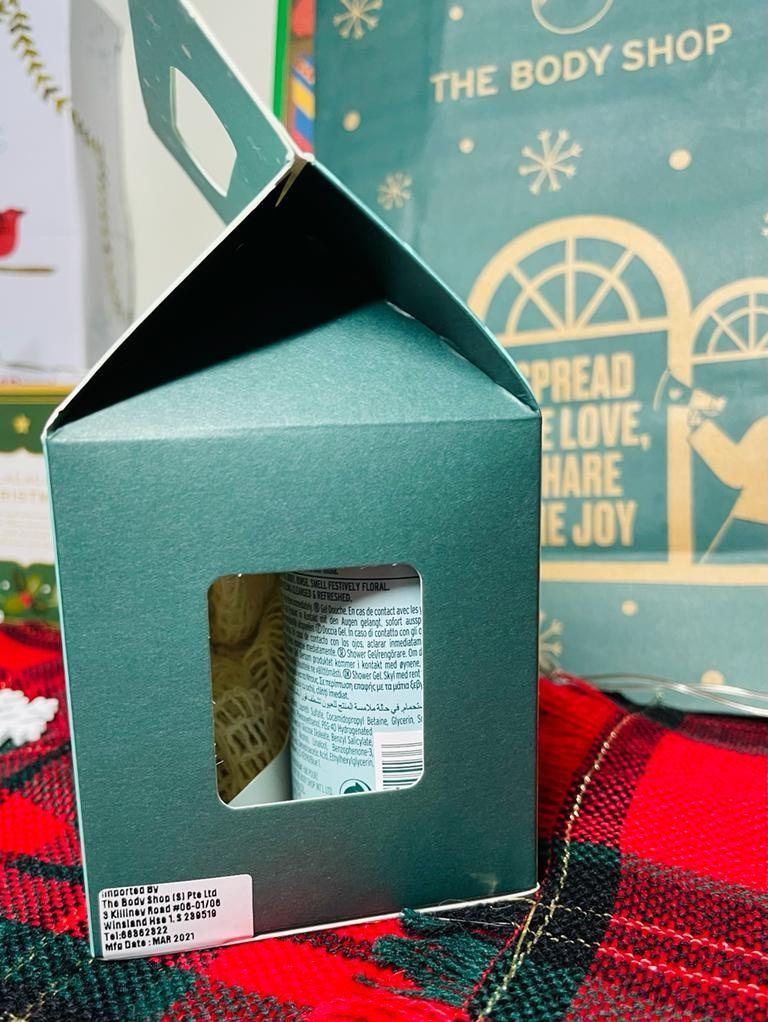 The Body Shop Joy & Jasmine mini gift set 60ml shower gel 50ml body butter Mini Ramie Bath Lily