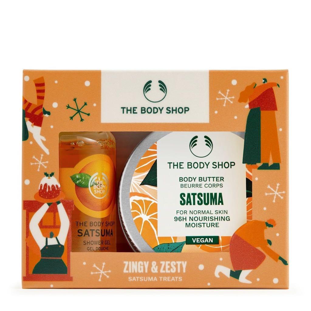  The Body Shop Zingy & Zesty Satsuma Treats Body Care Holiday  Gift Set, Vegan, 2-Piece Set : Beauty & Personal Care
