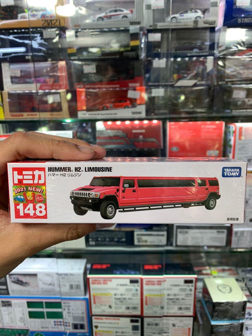 本月新車 Tomica No 148 Hummer H2 Limousine 長型轎車 粉紅色 21年新車貼 行版 興趣及遊戲 玩具 遊戲類 Carousell