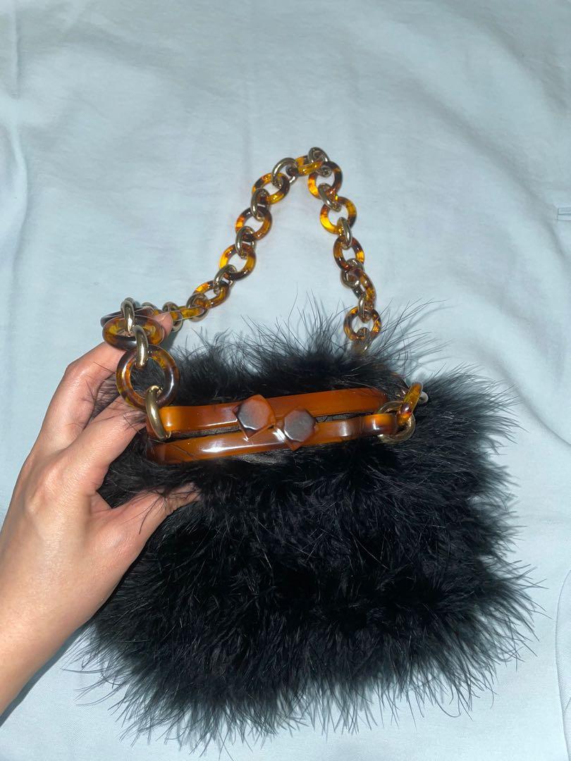 Topshop Feather bag Carousell