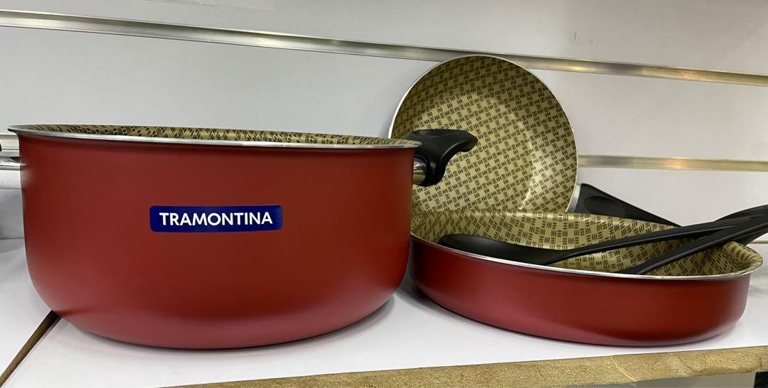 Tramontina cookware set (Category: Cookware & Accessories) located in Manila. Submitted by simplyameerah (Listing ID 1132078127, Image 3). Description: tramontina non stick cookware set .