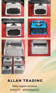 Typewriter manual and electronic