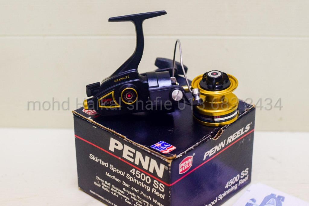 Penn 4500SS Spinning Reel, Freshly Serviced, in Very Good+ Condition!