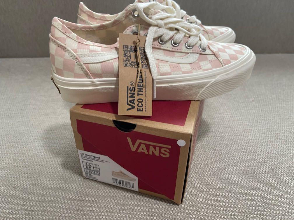 Pink checkerboard vans old skool cheap