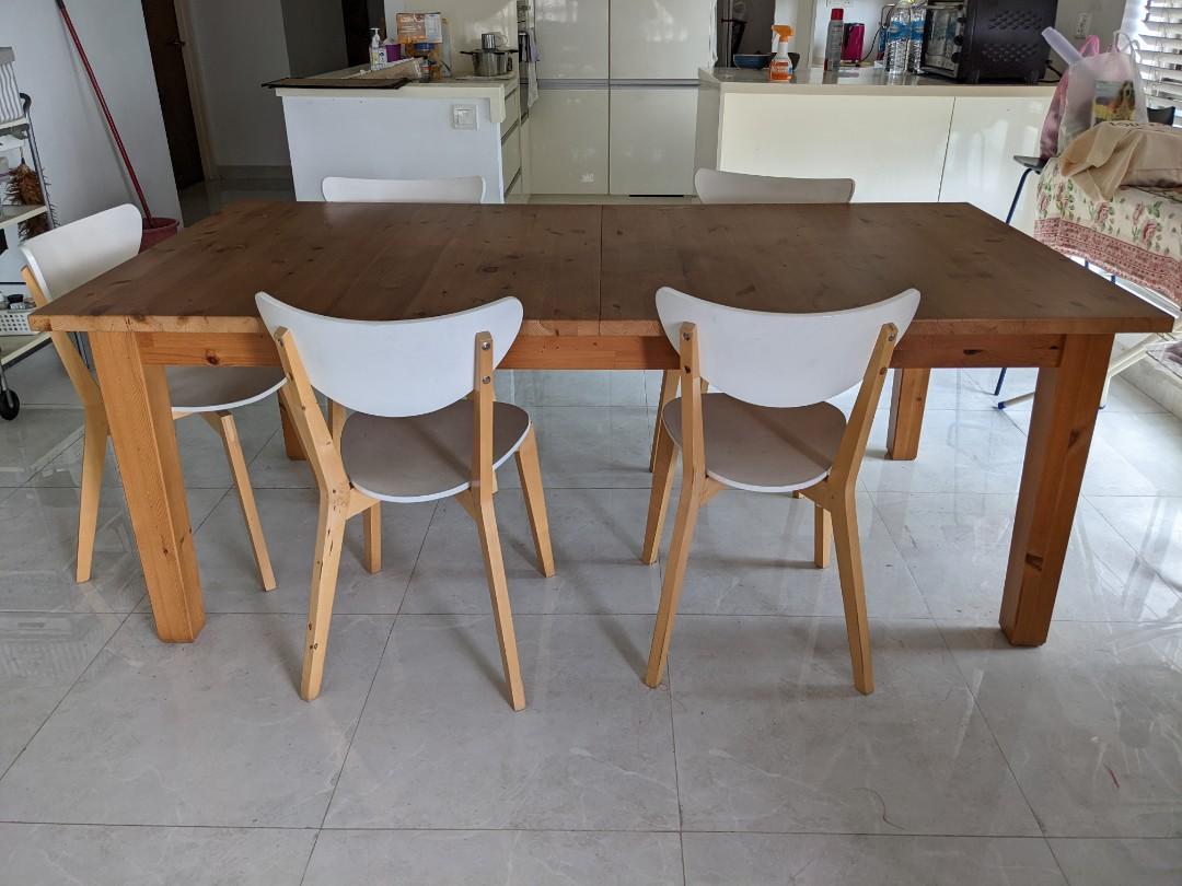 Viking Size Dining Table from IKEA, Furniture & Home Living, Furniture