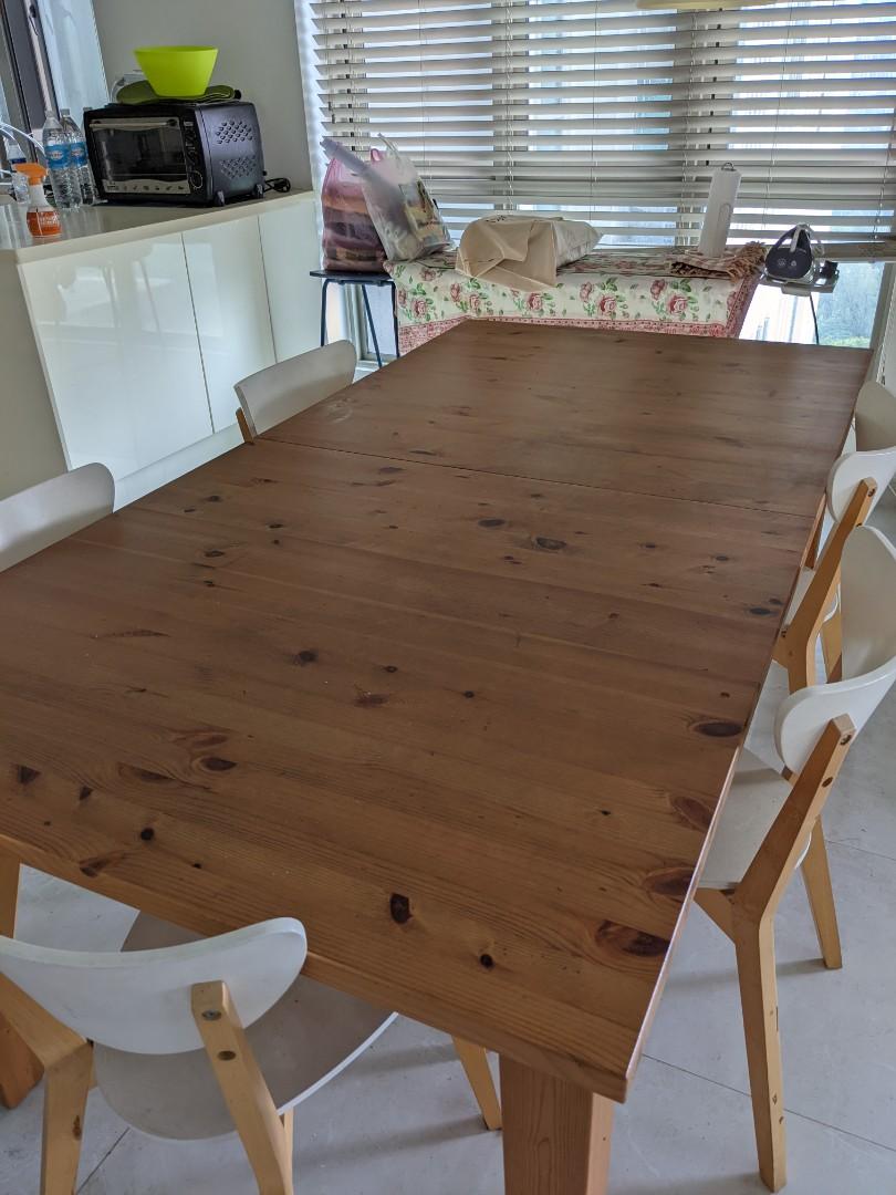 Viking Size Dining Table from IKEA, Furniture & Home Living, Furniture