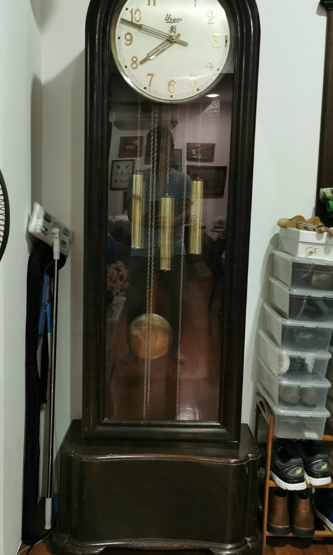 Vintage URGOS Germany Grandfather clock, Furniture & Home Living, Home