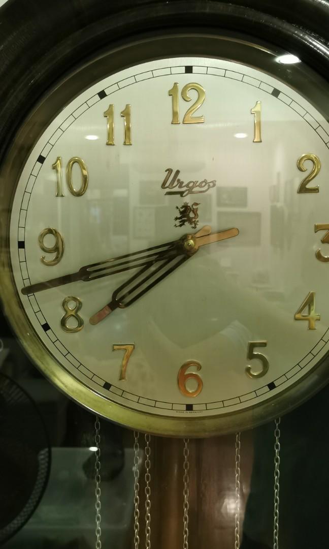 Vintage URGOS Germany Grandfather clock, Furniture & Home Living, Home