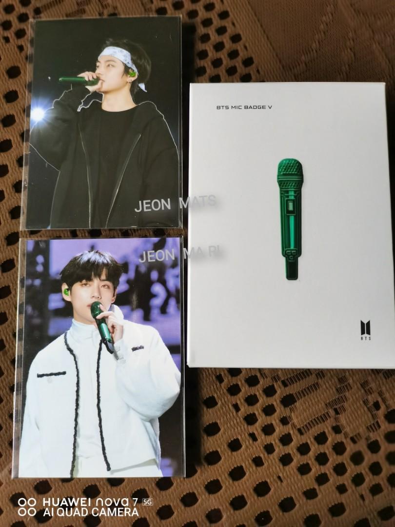 [WTS/LFB] HYBE BTS MIC BADGE Jungkook Jimin Jin, Hobbies & Toys, Memorabilia & Collectibles, K