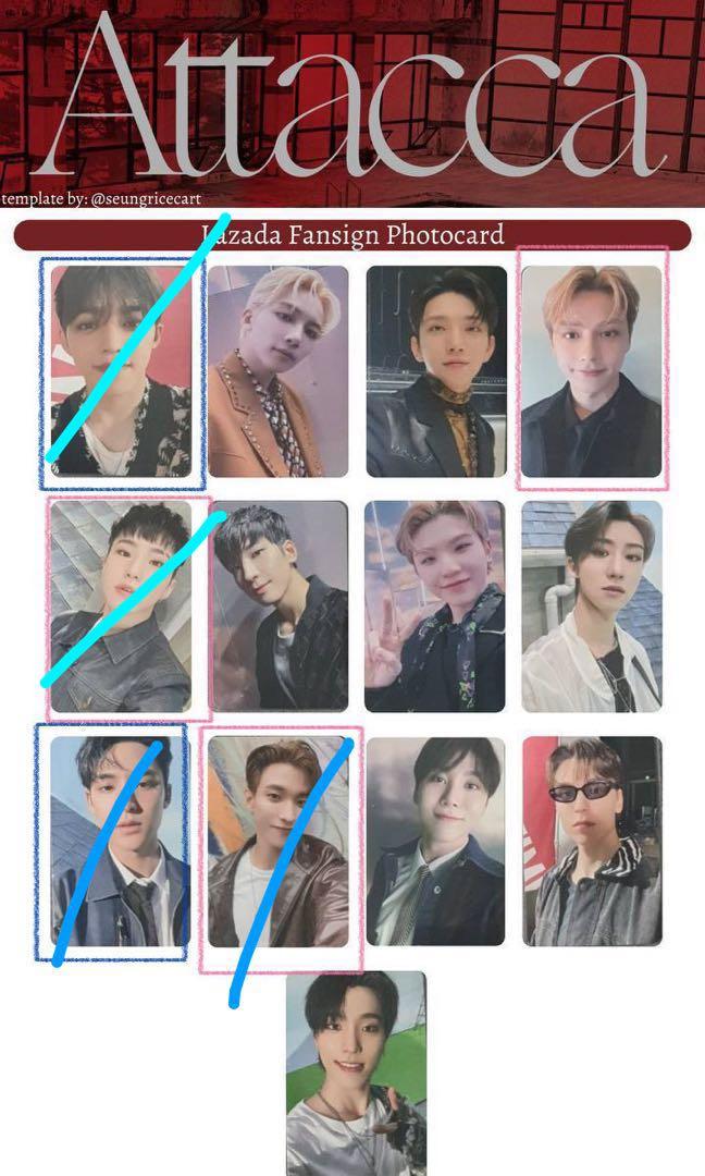 SEVENTEEN attacca バーノン lazada トレカ｜K-POP・アジア