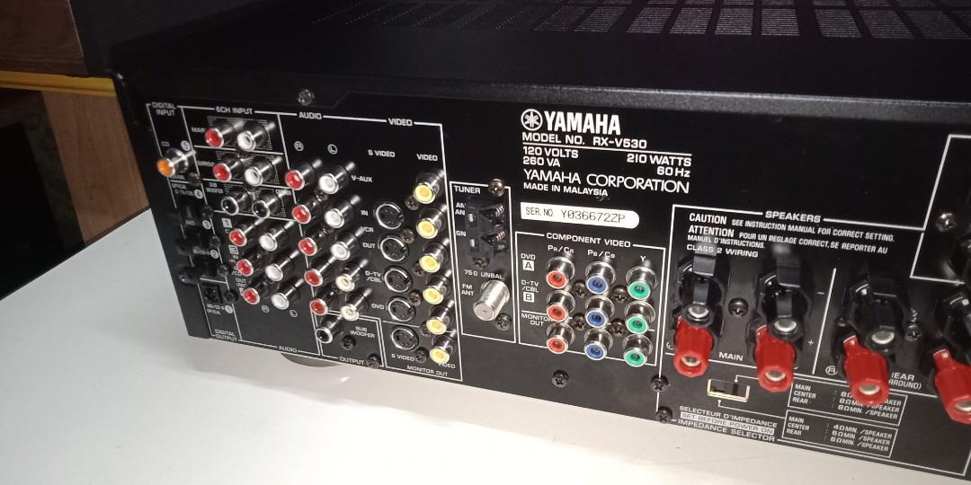 Yamaha RXV530 5.1 Av Receiver, Audio, Soundbars, Speakers & Amplifiers