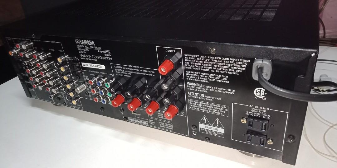 Yamaha RXV530 5.1 Av Receiver, Audio, Soundbars, Speakers & Amplifiers