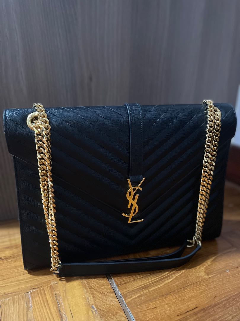 Ysl monogram bag large best sale